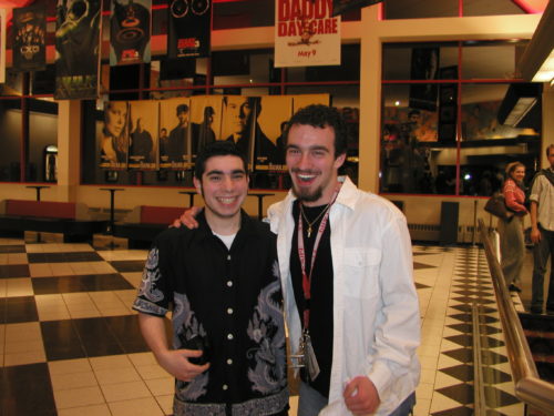 May 2003. Rick and I opening night of X2: X-Men United.