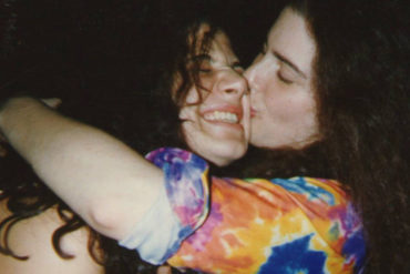 Amy and I back in the day on the streets of NYC. So much hair.