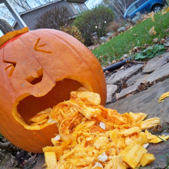 puking pumpkin