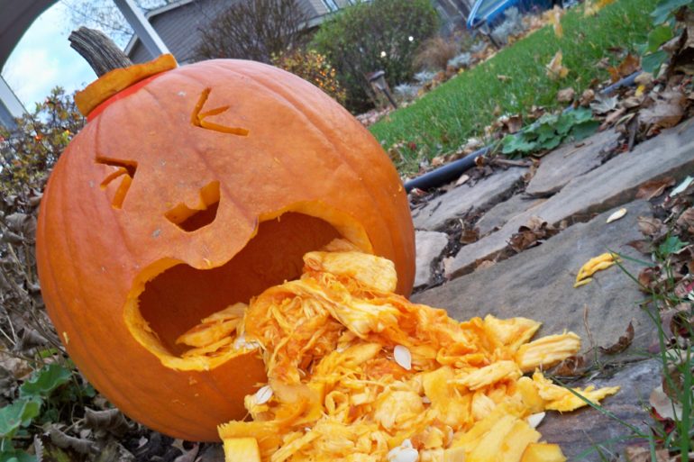 puking pumpkin